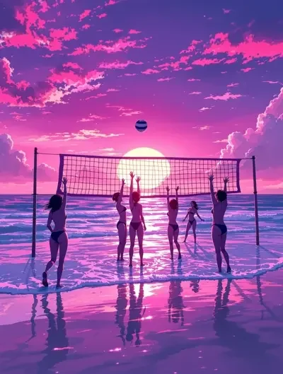 海滩电波 同人封面