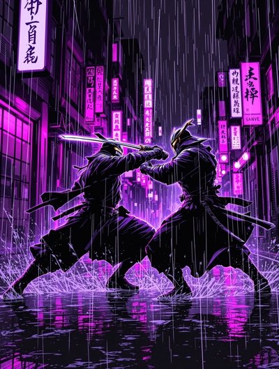 雨夜剑客 漫画封面