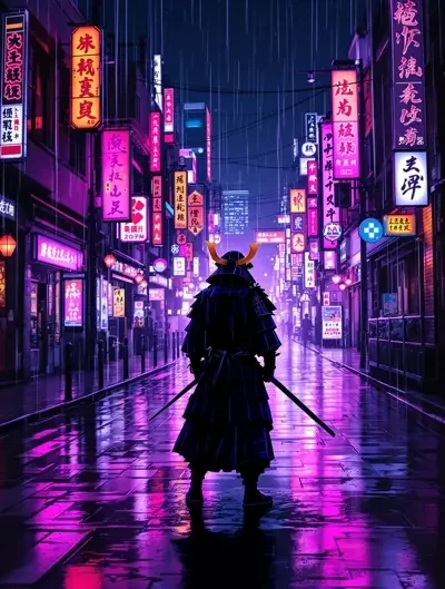雨夜剑客 漫画封面