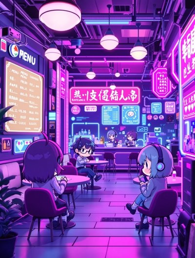 未来咖啡屋 同人封面